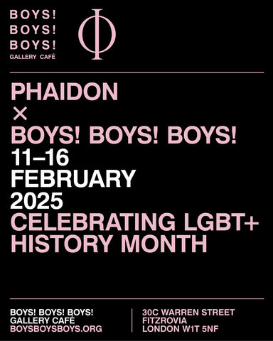 Phaidon x BOYS! BOYS! BOYS! celebrating LGBT+ History Month