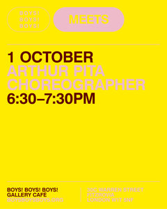 1 October - Arthur Pita, Choreographer