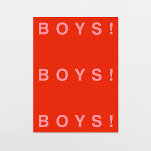 BOYS! BOYS! BOYS! Postcards