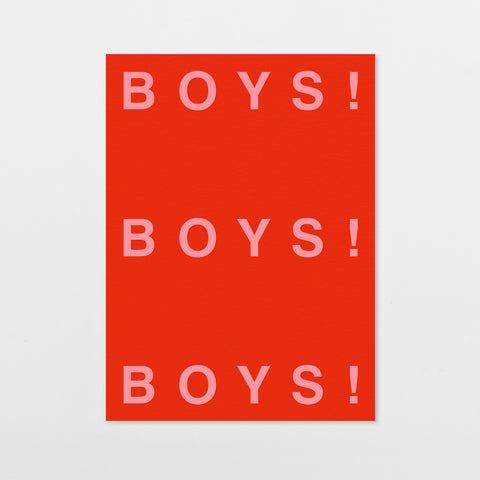 BOYS! BOYS! BOYS! Postcards